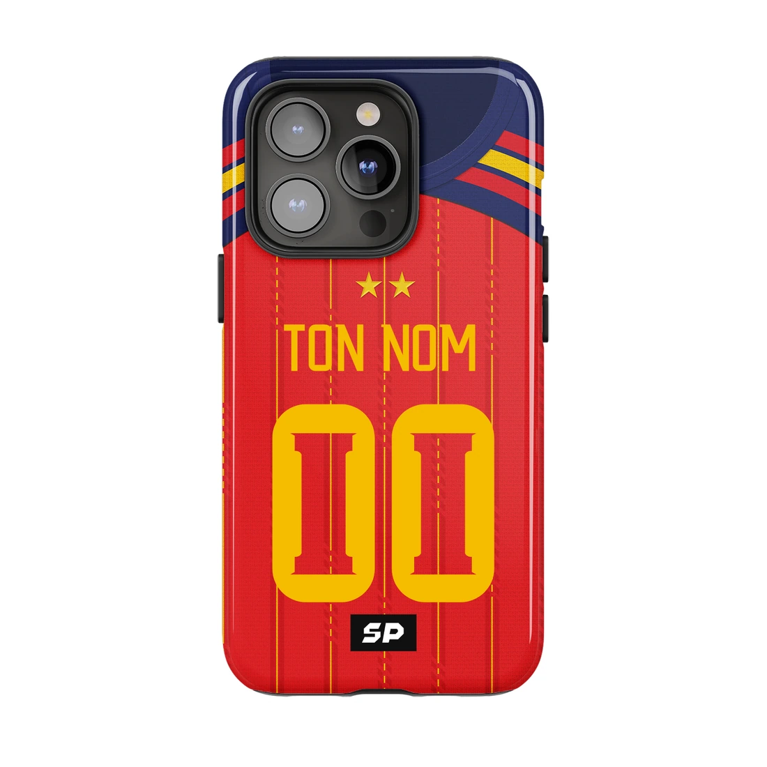 Coque Espagne — Domicile SP, exemple Ton nom / 00