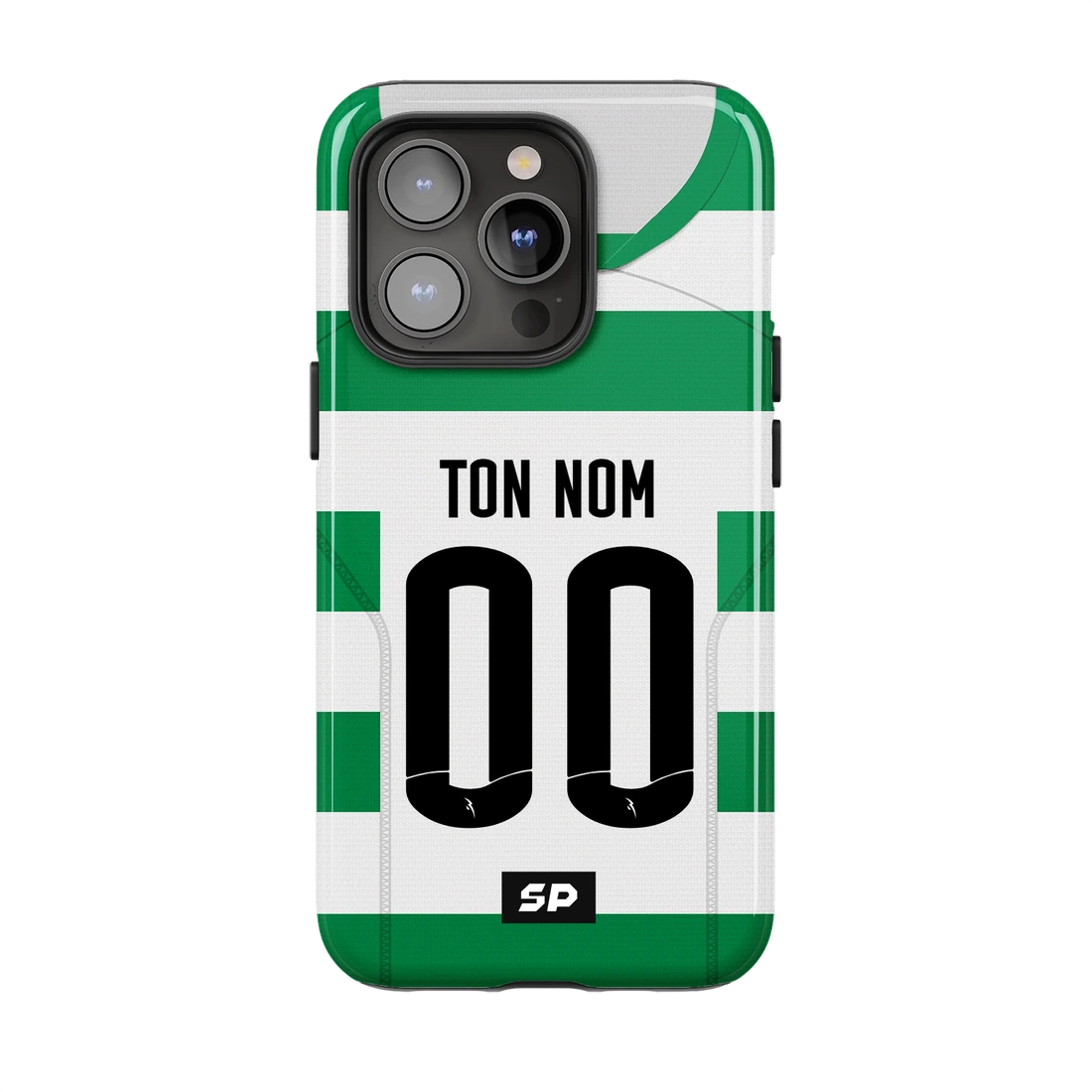 Coque Sporting Portugal — Domicile signée SP, personnalisée Ton nom / 00