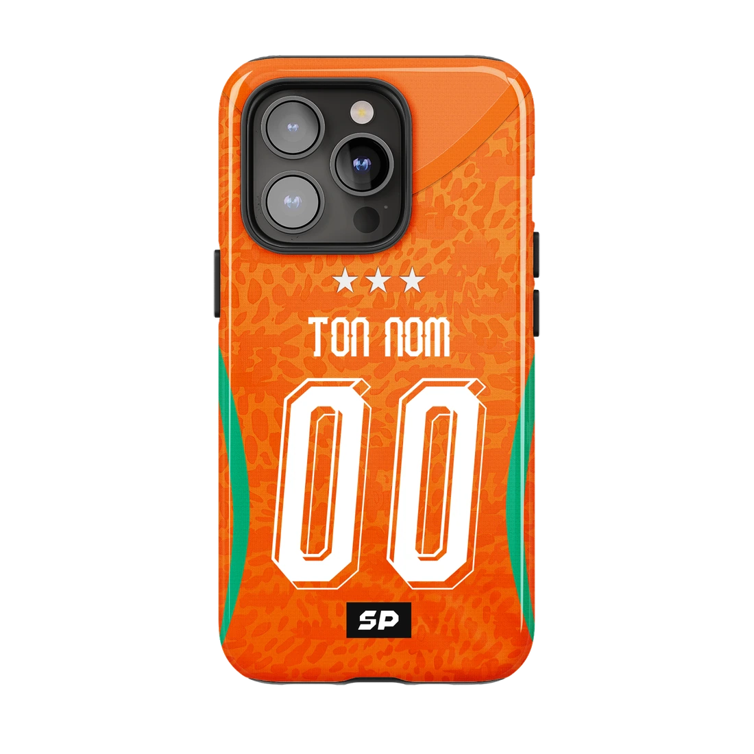 Coque Côte d’Ivoire — Domicile SP, exemple Ton nom / 00