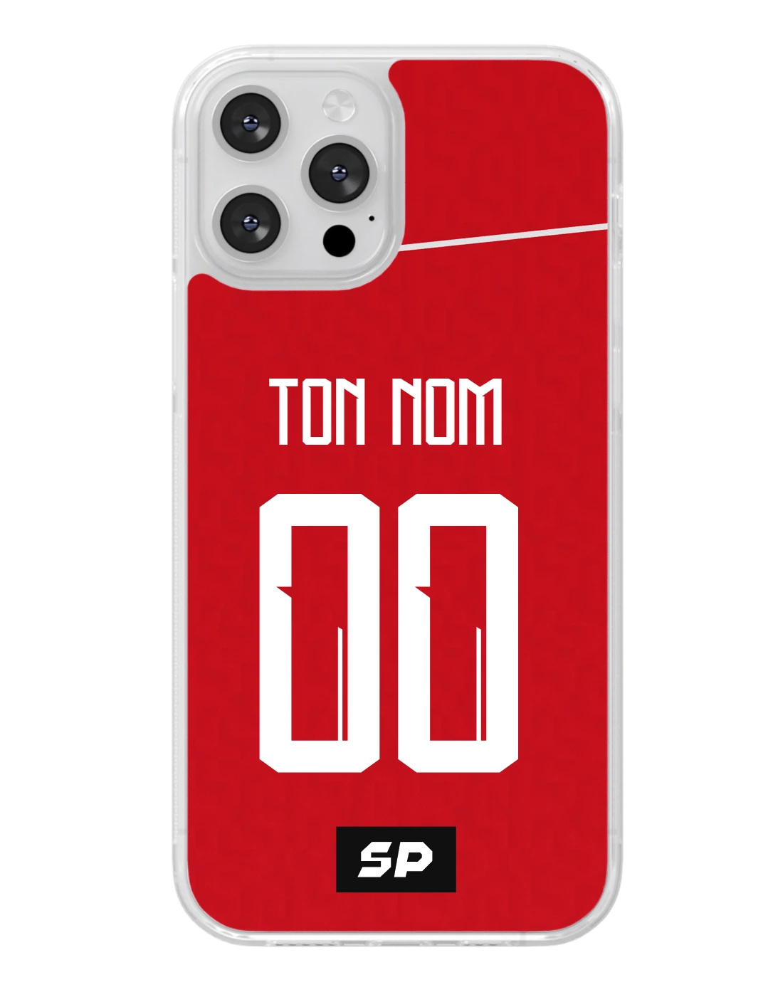 Coque Danemark — Domicile SP, exemple Ton nom / 00