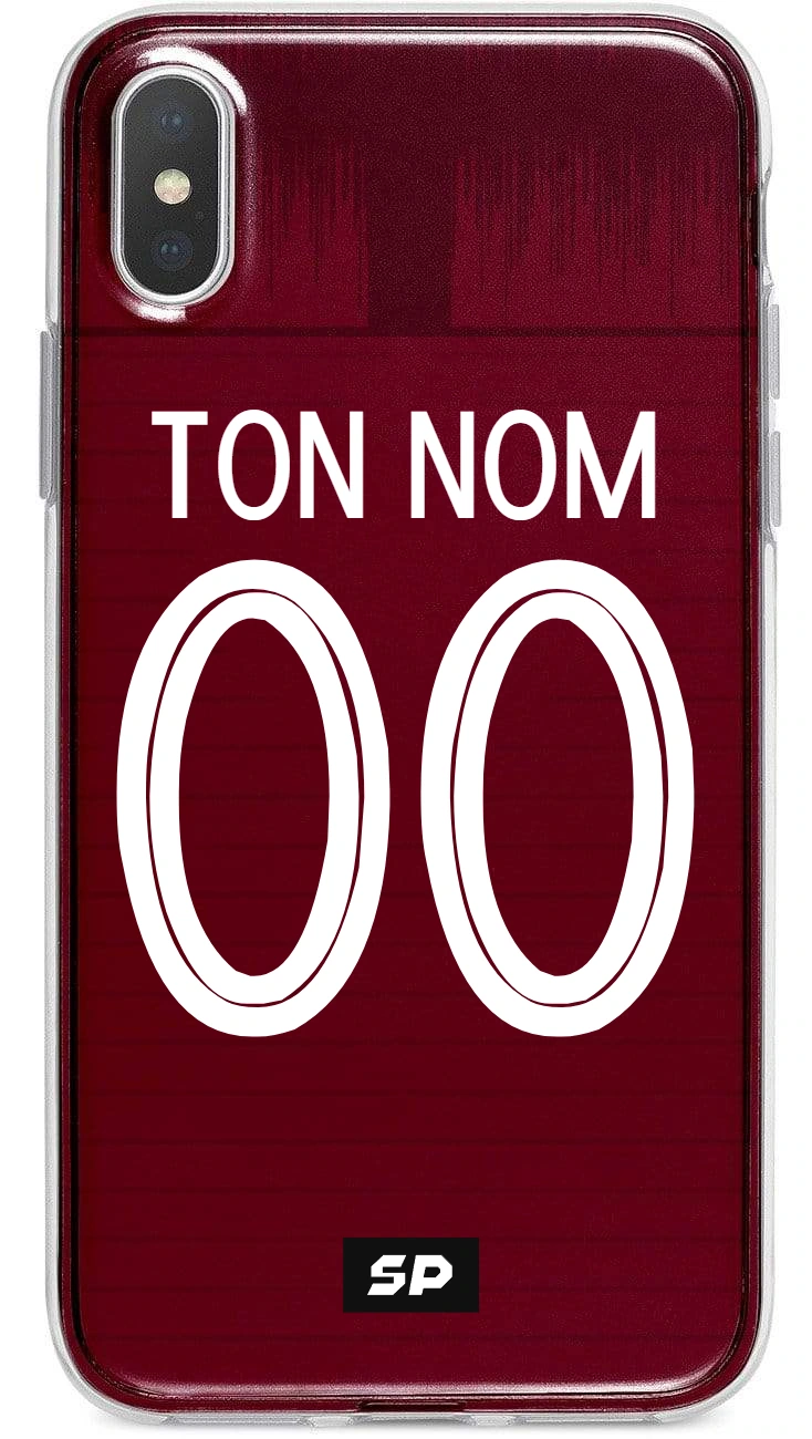 Coque Qatar — Domicile signée SP, personnalisée Ton nom / 00
