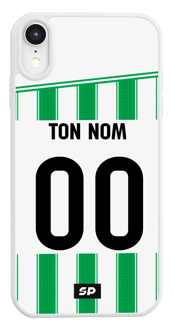 Coque Real Betis — Domicile signée SP, personnalisée Ton nom / 00