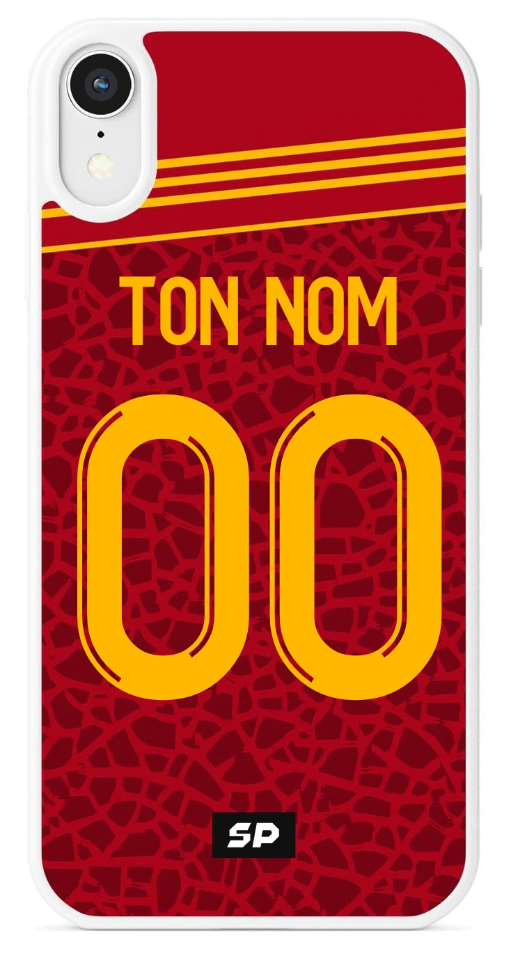Coque Rodez Aveyron Football — Domicile signée SP, personnalisée Ton nom / 00