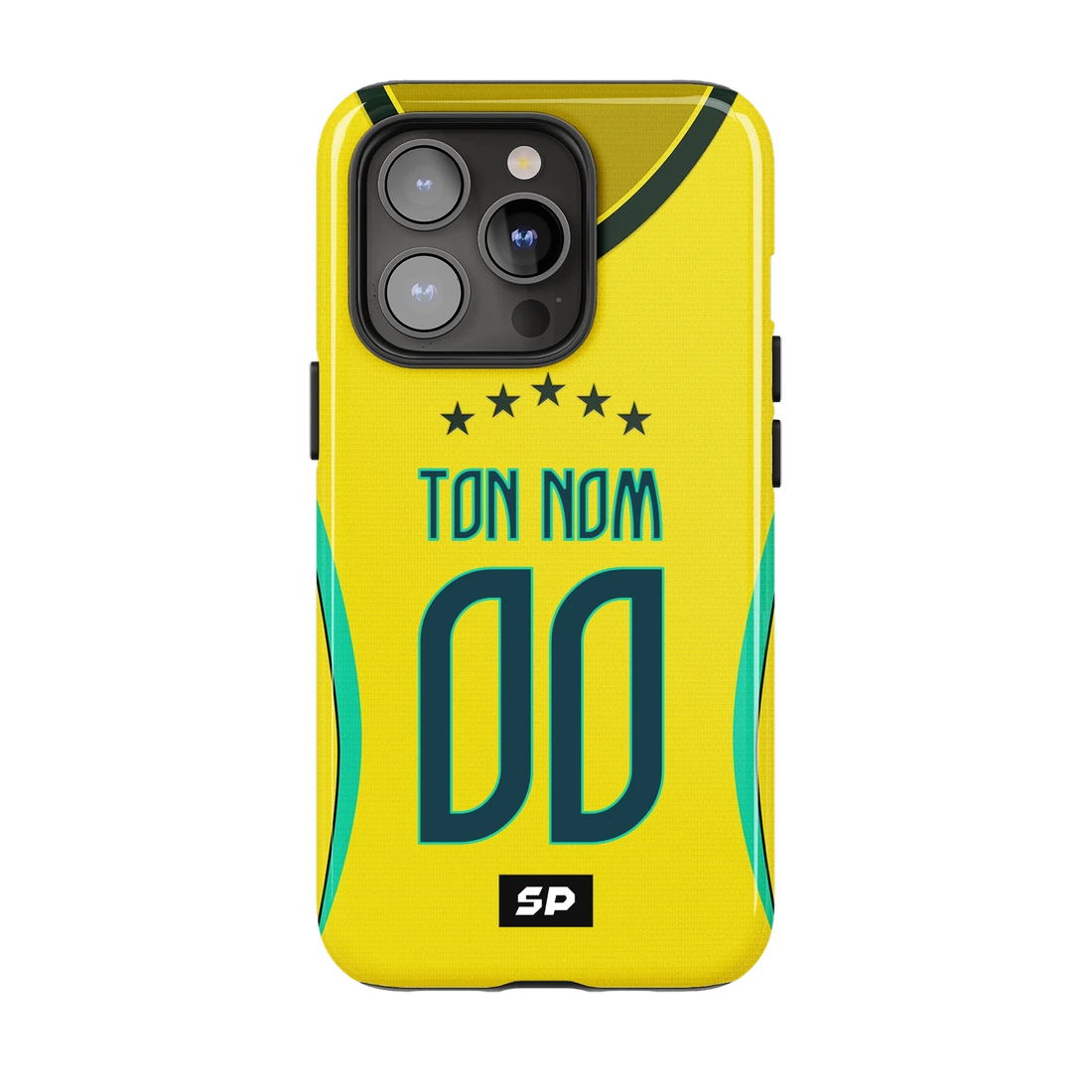 Coque Brésil — Domicile SP, exemple Ton nom / 00