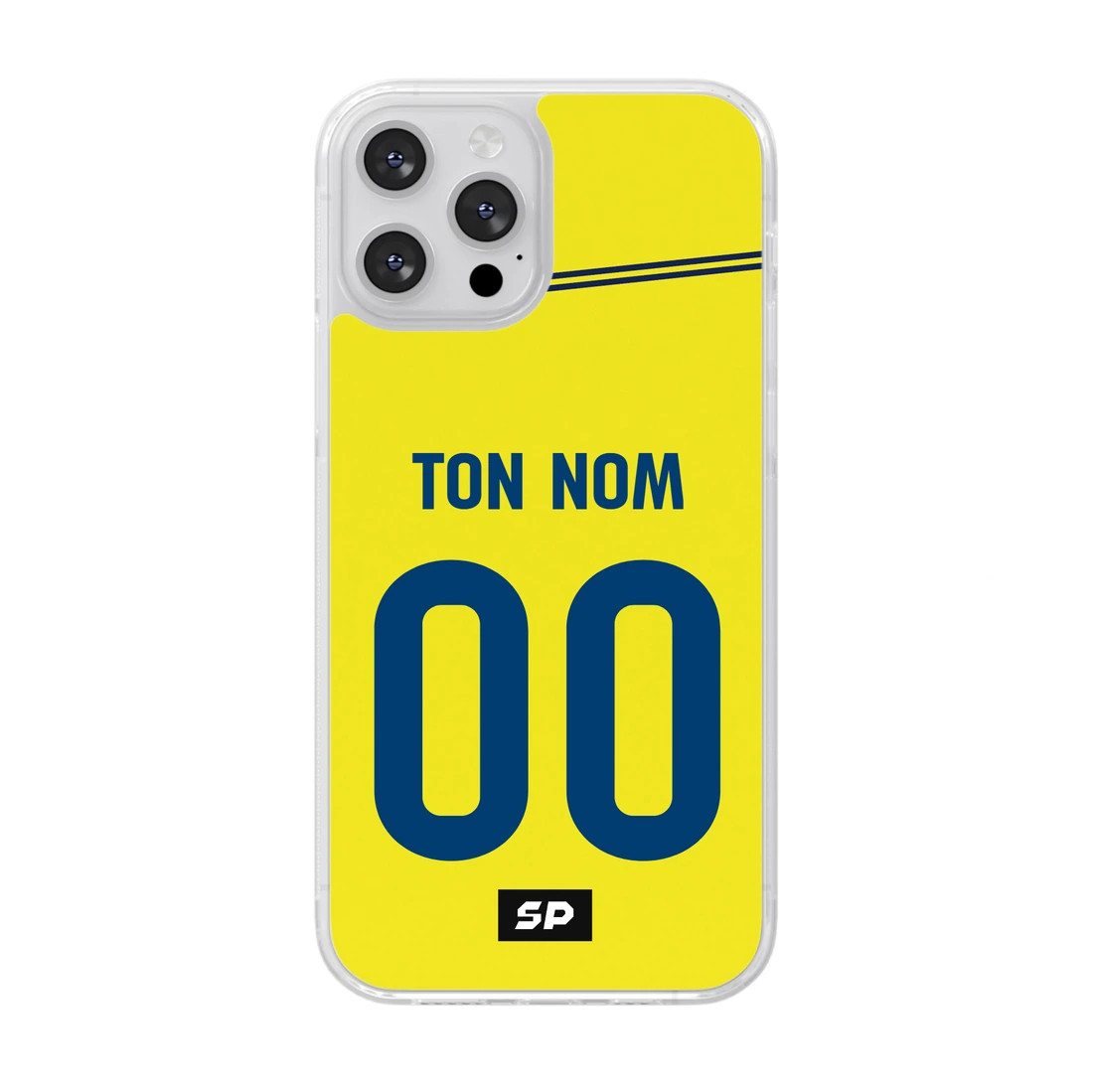 Coque Villarreal — Domicile signée SP, personnalisée Ton nom / 00