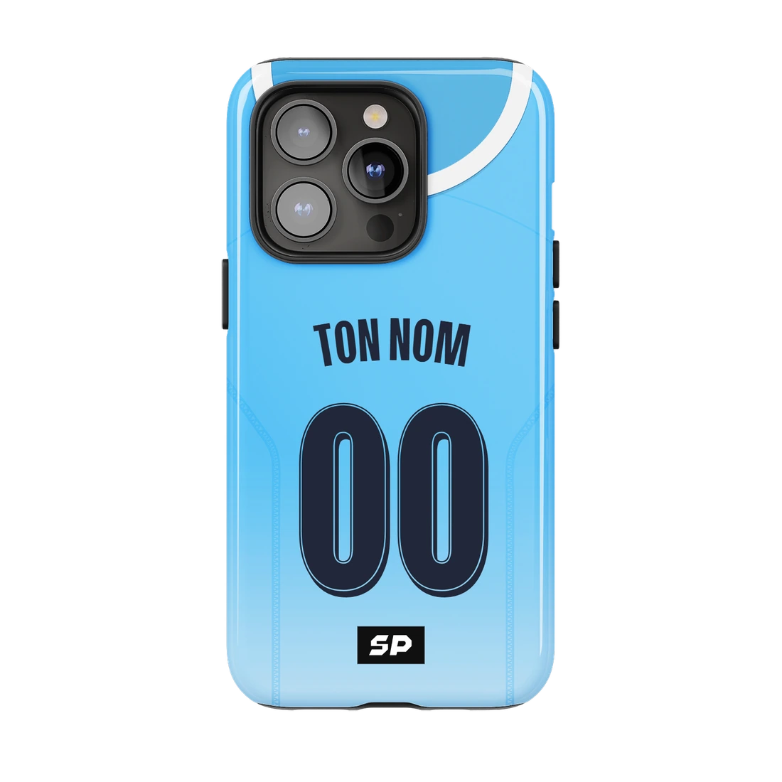 Coque Manchester City — Domicile signée SP, personnalisée Ton nom / 00