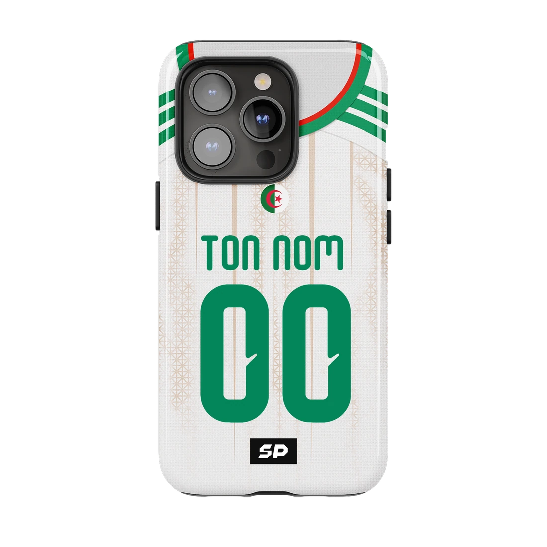 Coque Algérie — Domicile SP, exemple Ton nom / 00