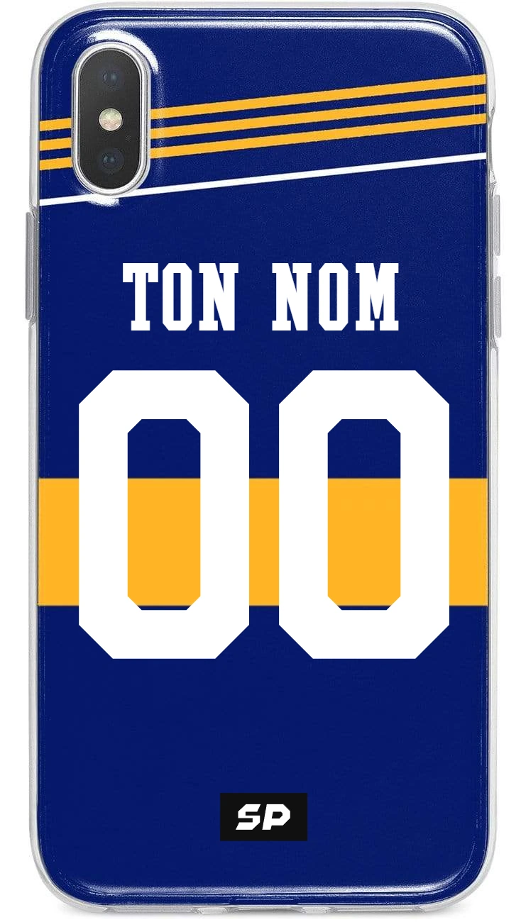 Coque Boca Juniors — Domicile signée SP, personnalisée Ton nom / 00