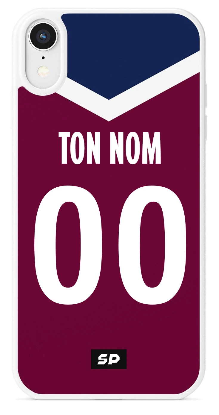 Coque Bordeaux Begles — Domicile SP, exemple Ton nom / 00