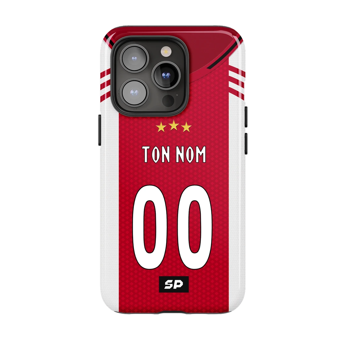 Coque Ajax — Domicile signée SP, personnalisée Ton nom / 00