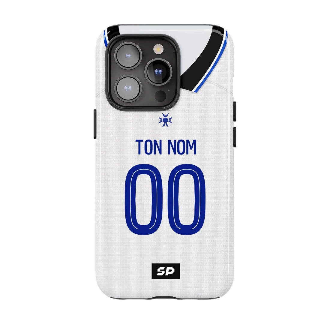 Coque Auxerre — Domicile signée SP, personnalisée Ton nom / 00