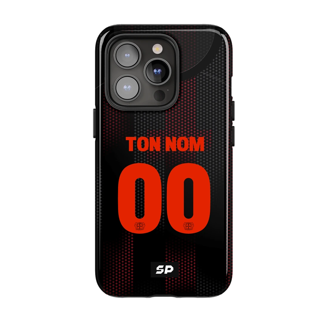 Coque Bayer Leverkusen — Domicile SP, exemple Ton nom / 00