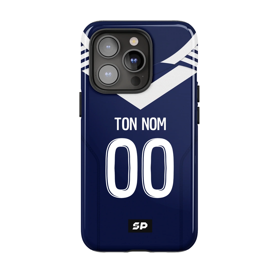 Coque Bordeaux — Domicile signée SP, personnalisée Ton nom / 00